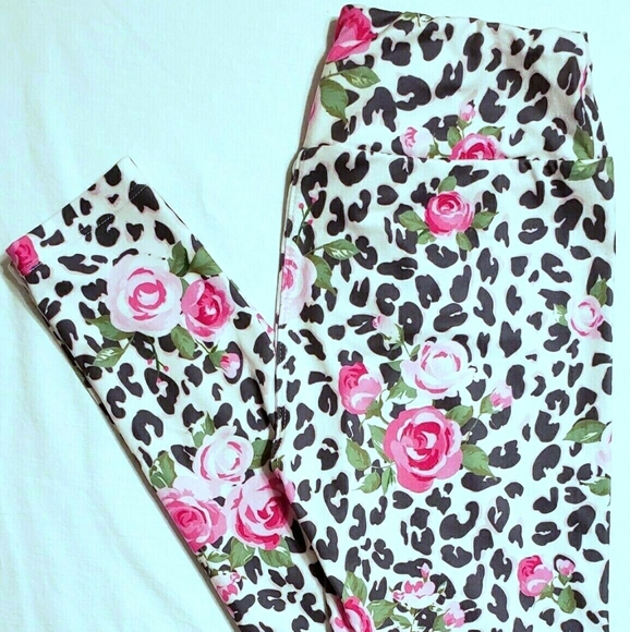 NWT SET LuLaRoe 2XS Perfect T & CP Tween Leopard Leggings - Picture 7 of 12